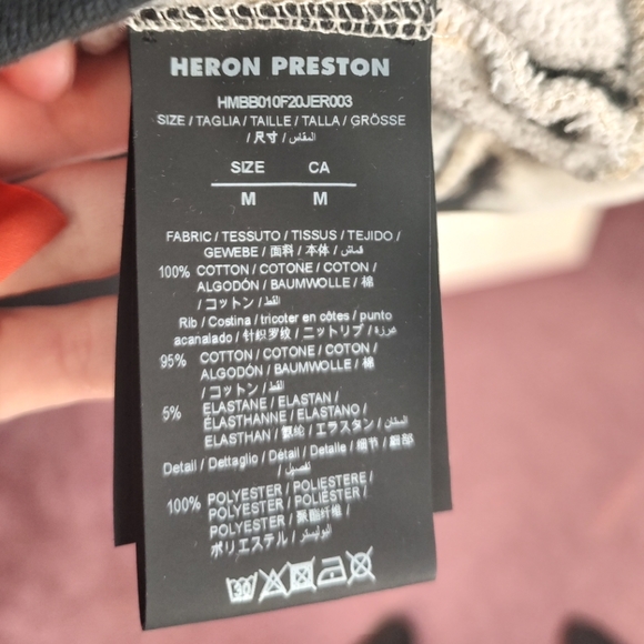 Authentic Heron Preston x Caterpillar hoodie - Picture 6 of 7